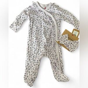 Adorable Gray Leopard Print Kids One Piece/ Sleep and Play/ Pajama